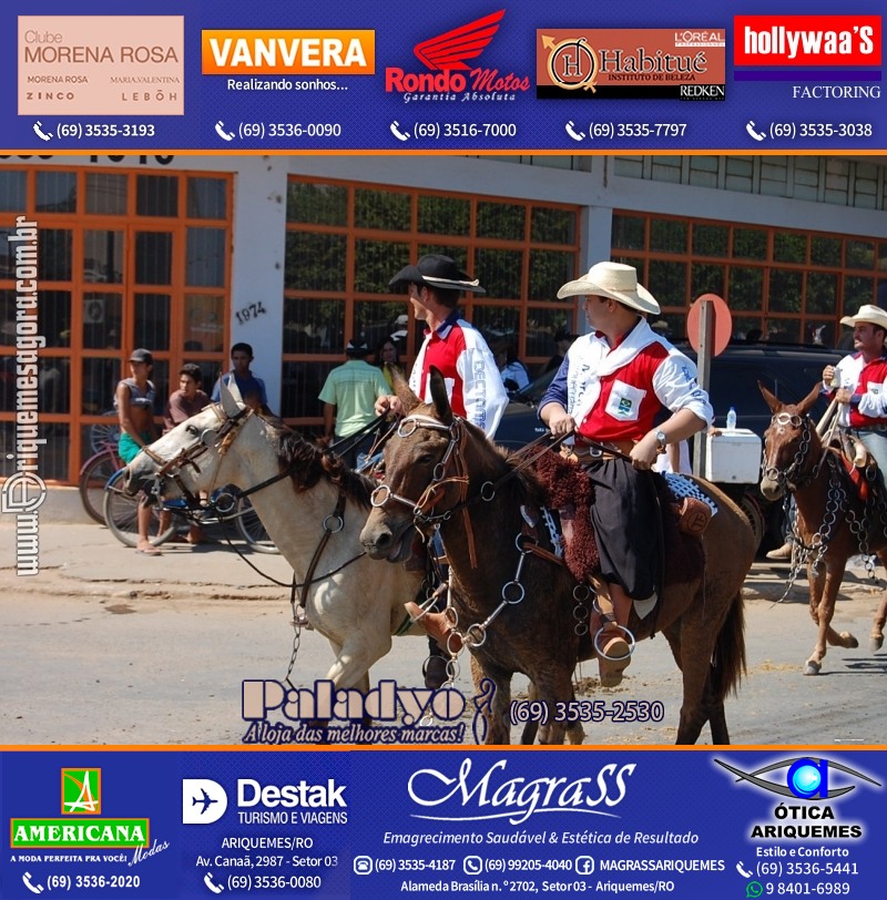 VAMOS REPRISAR EXPOARI 2010 - Cavalgada, Abertura, FEMUAR - DIA