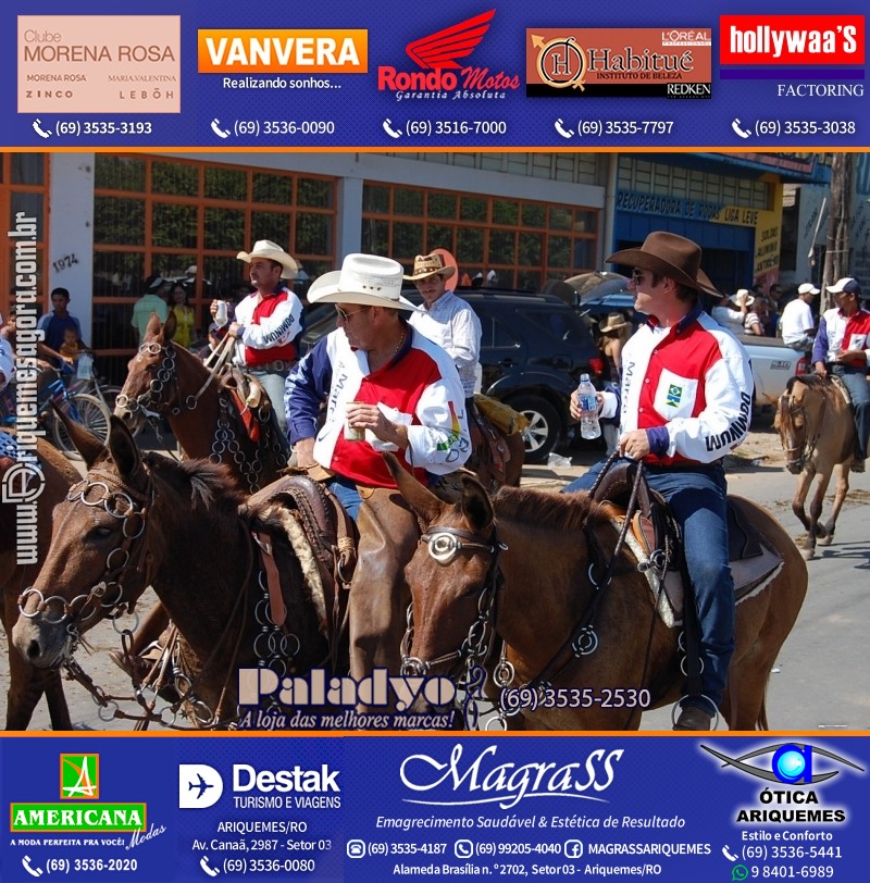 VAMOS REPRISAR EXPOARI 2010 - Cavalgada, Abertura, FEMUAR - DIA