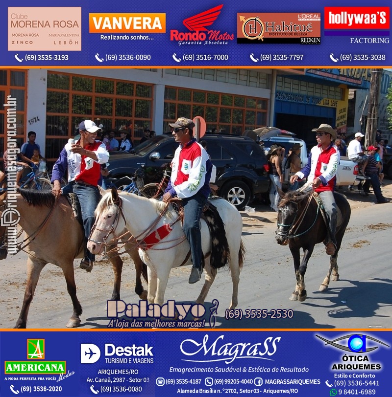 VAMOS REPRISAR EXPOARI 2010 - Cavalgada, Abertura, FEMUAR - DIA