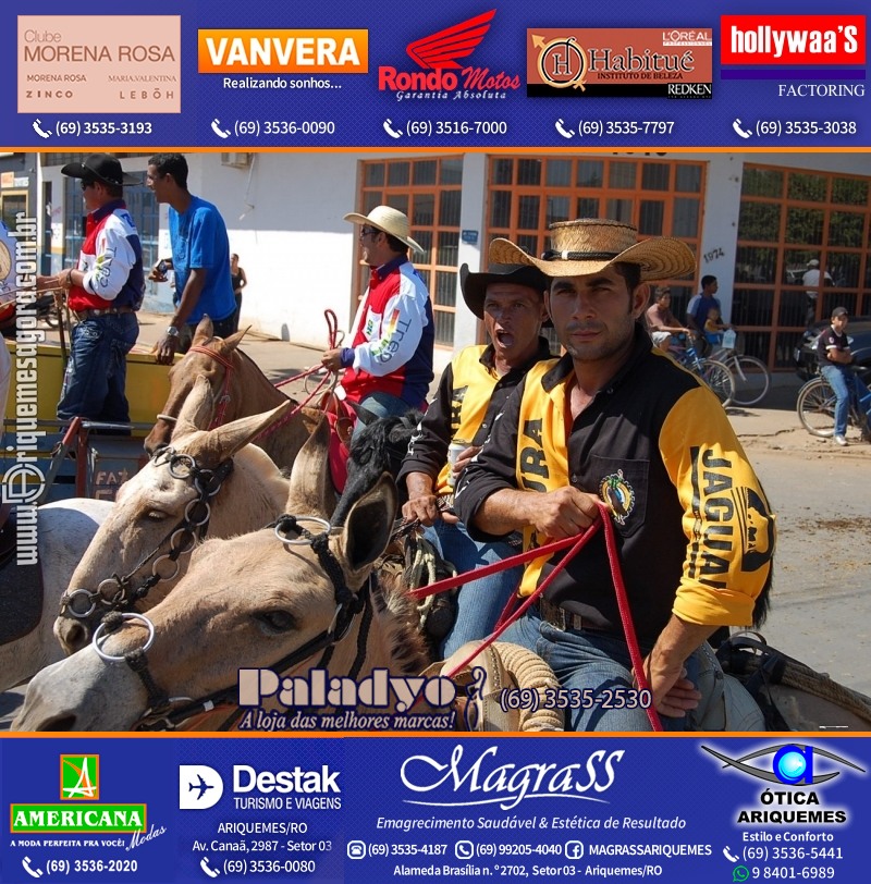 VAMOS REPRISAR EXPOARI 2010 - Cavalgada, Abertura, FEMUAR - DIA