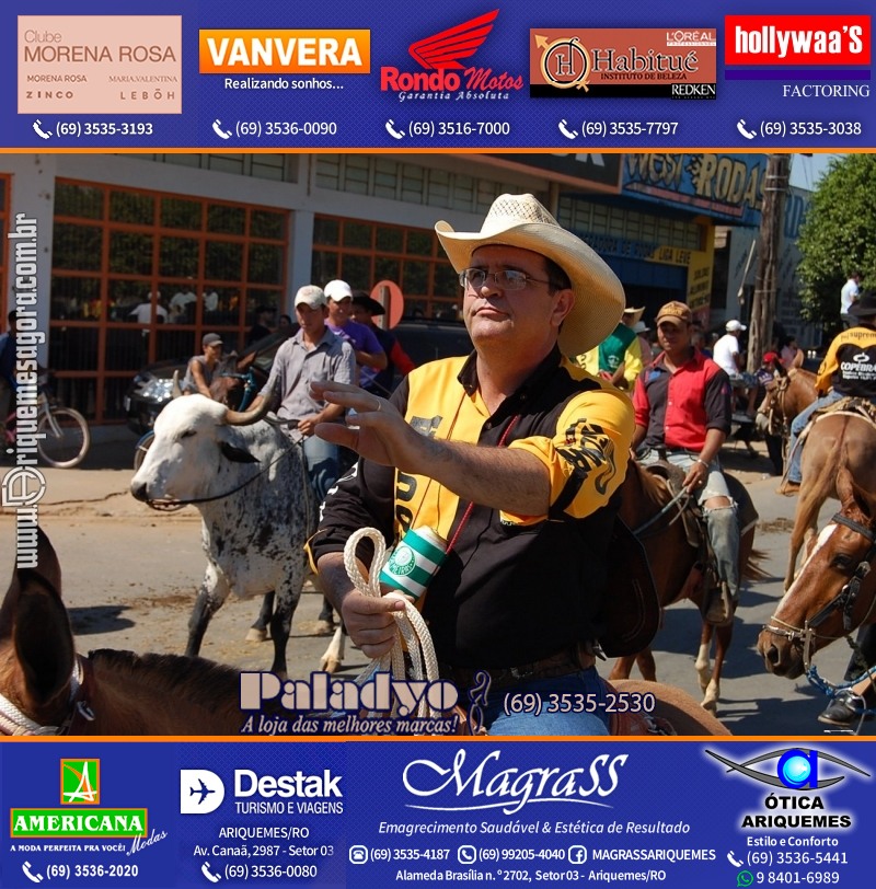 VAMOS REPRISAR EXPOARI 2010 - Cavalgada, Abertura, FEMUAR - DIA