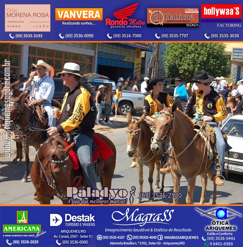 VAMOS REPRISAR EXPOARI 2010 - Cavalgada, Abertura, FEMUAR - DIA