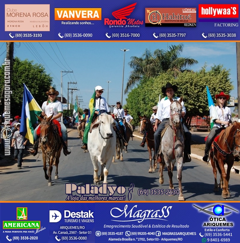 VAMOS REPRISAR EXPOARI 2010 - Cavalgada, Abertura, FEMUAR - DIA