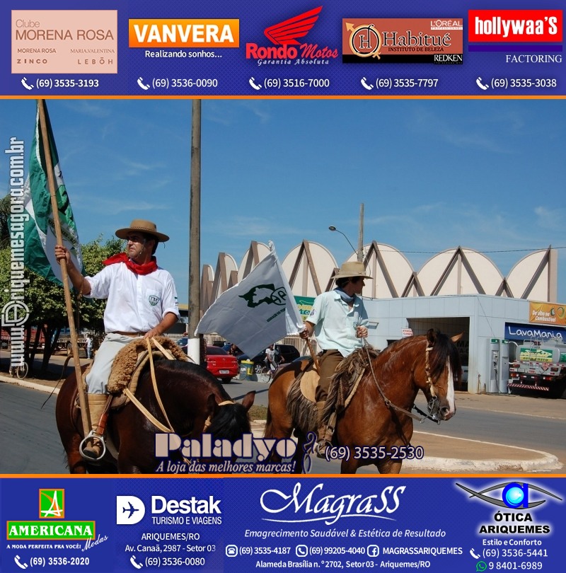 VAMOS REPRISAR EXPOARI 2010 - Cavalgada, Abertura, FEMUAR - DIA