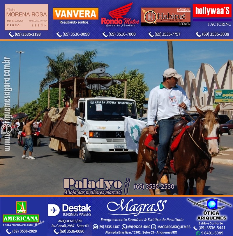VAMOS REPRISAR EXPOARI 2010 - Cavalgada, Abertura, FEMUAR - DIA