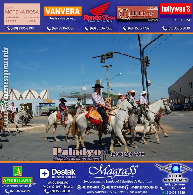 VAMOS REPRISAR EXPOARI 2010 - Cavalgada, Abertura, FEMUAR - DIA