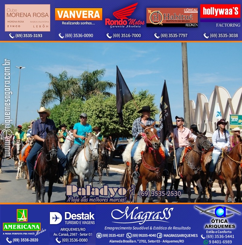 VAMOS REPRISAR EXPOARI 2010 - Cavalgada, Abertura, FEMUAR - DIA