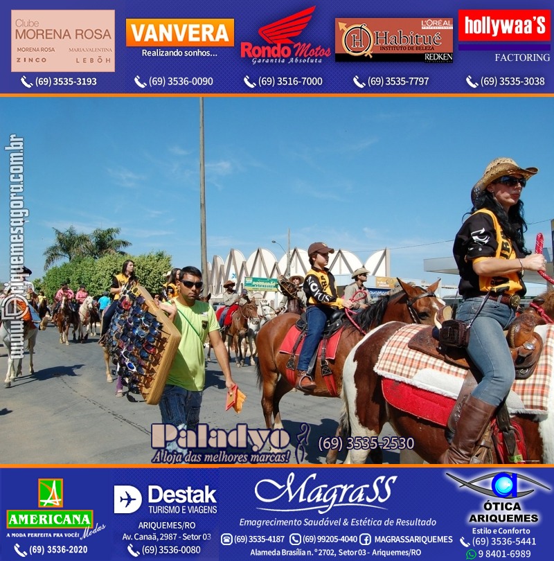 VAMOS REPRISAR EXPOARI 2010 - Cavalgada, Abertura, FEMUAR - DIA
