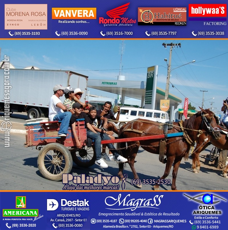 VAMOS REPRISAR EXPOARI 2010 - Cavalgada, Abertura, FEMUAR - DIA