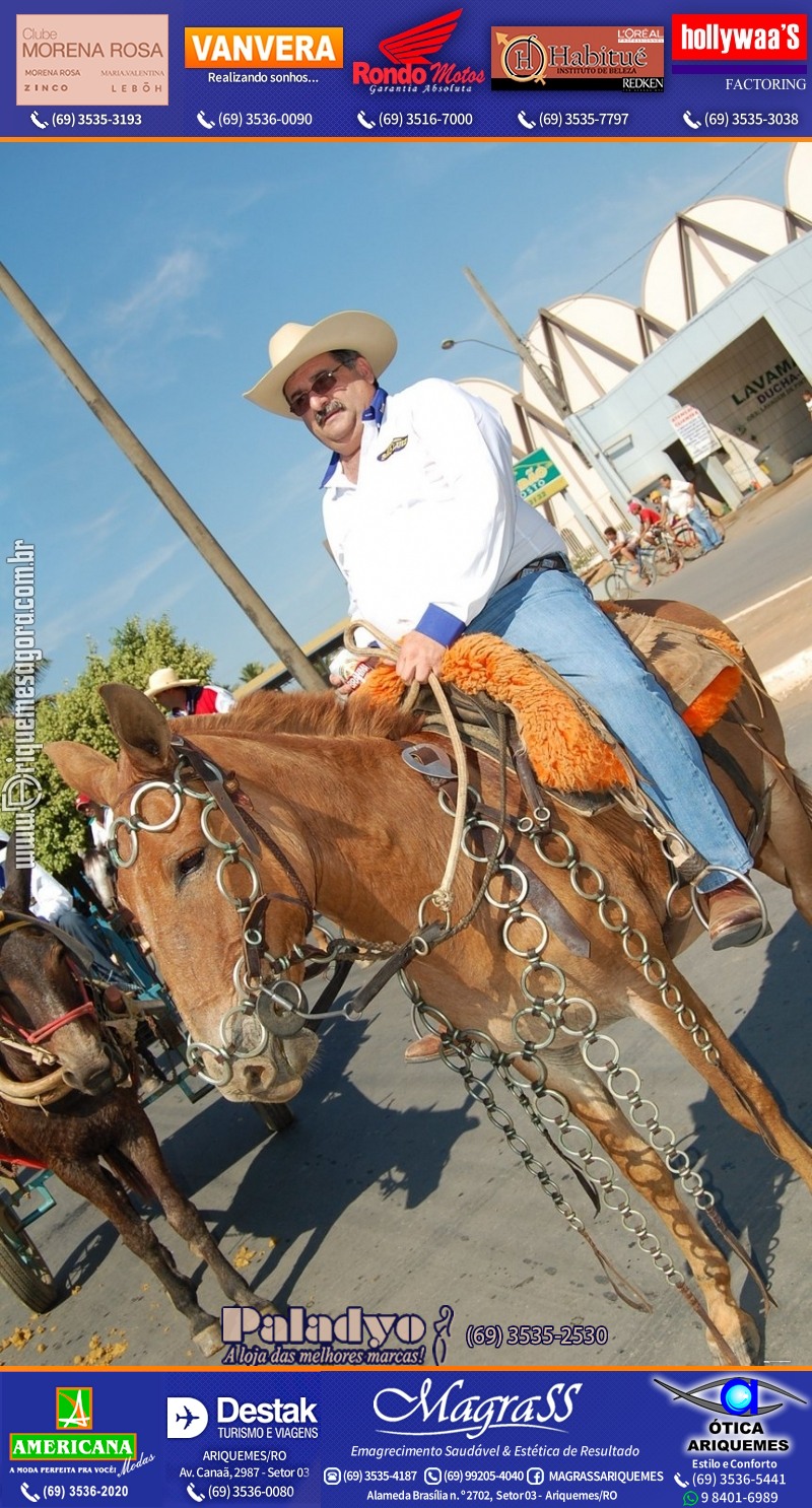 VAMOS REPRISAR EXPOARI 2010 - Cavalgada, Abertura, FEMUAR - DIA