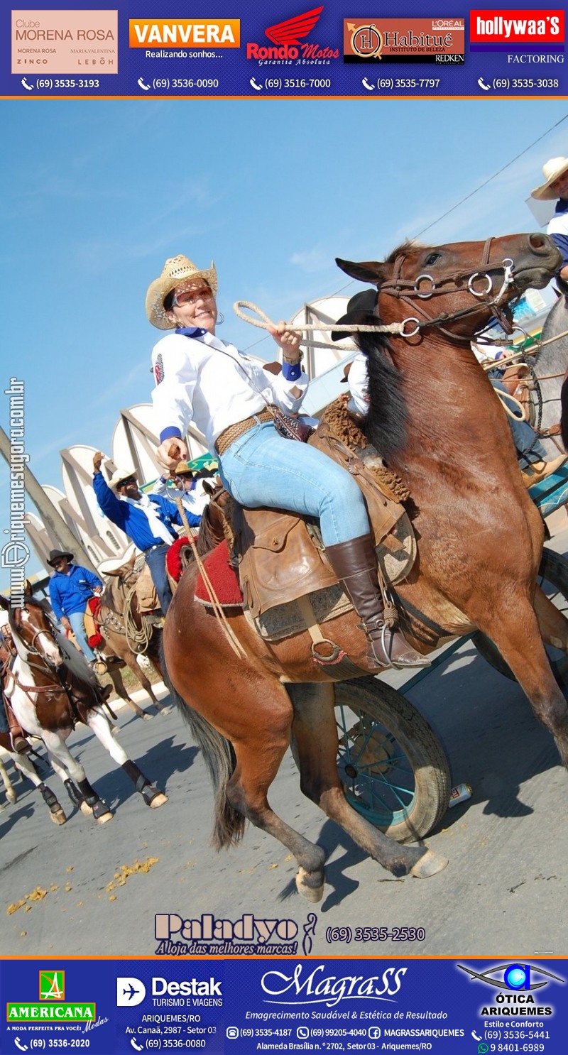 VAMOS REPRISAR EXPOARI 2010 - Cavalgada, Abertura, FEMUAR - DIA