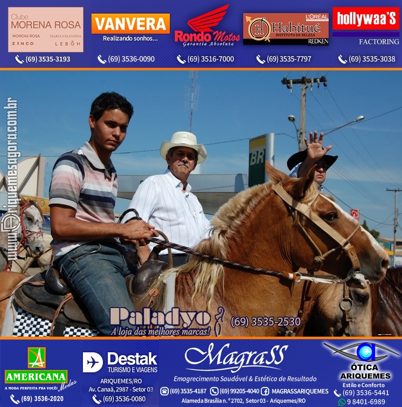 VAMOS REPRISAR EXPOARI 2010 - Cavalgada, Abertura, FEMUAR - DIA