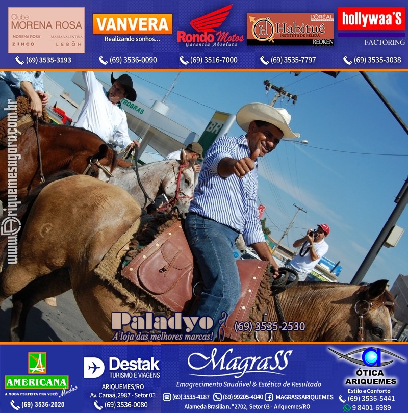 VAMOS REPRISAR EXPOARI 2010 - Cavalgada, Abertura, FEMUAR - DIA