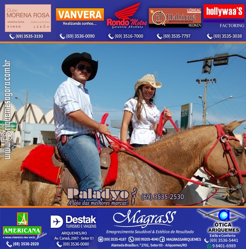 VAMOS REPRISAR EXPOARI 2010 - Cavalgada, Abertura, FEMUAR - DIA