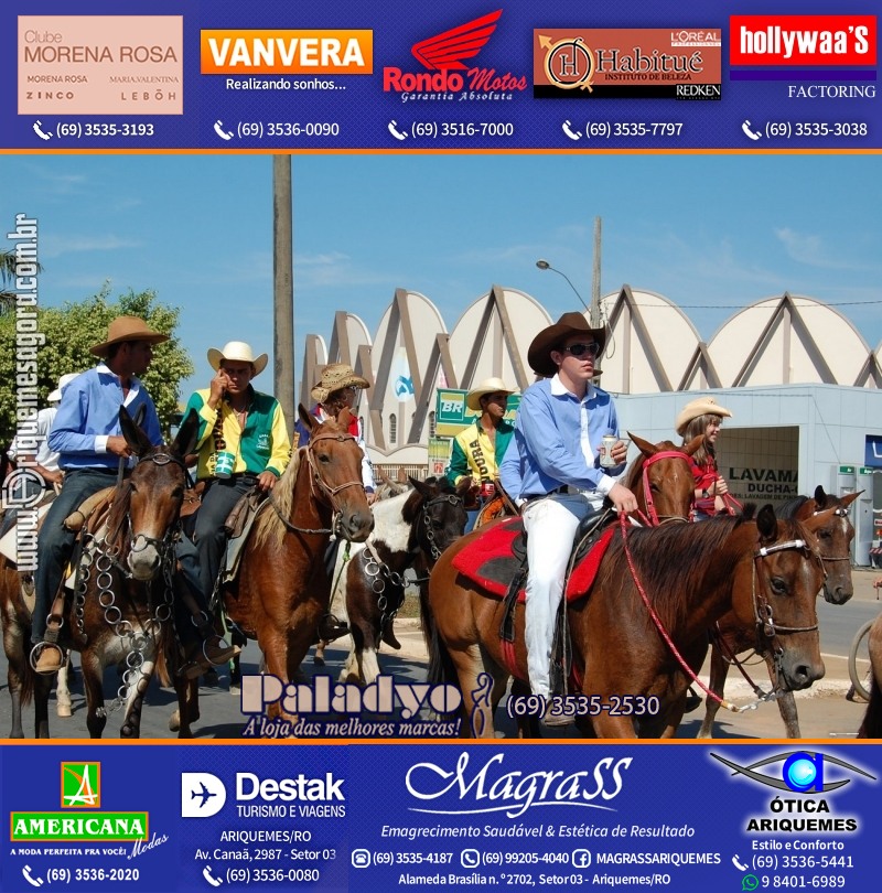 VAMOS REPRISAR EXPOARI 2010 - Cavalgada, Abertura, FEMUAR - DIA