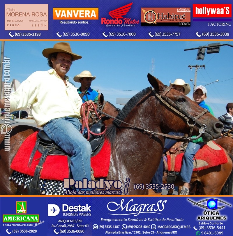 VAMOS REPRISAR EXPOARI 2010 - Cavalgada, Abertura, FEMUAR - DIA
