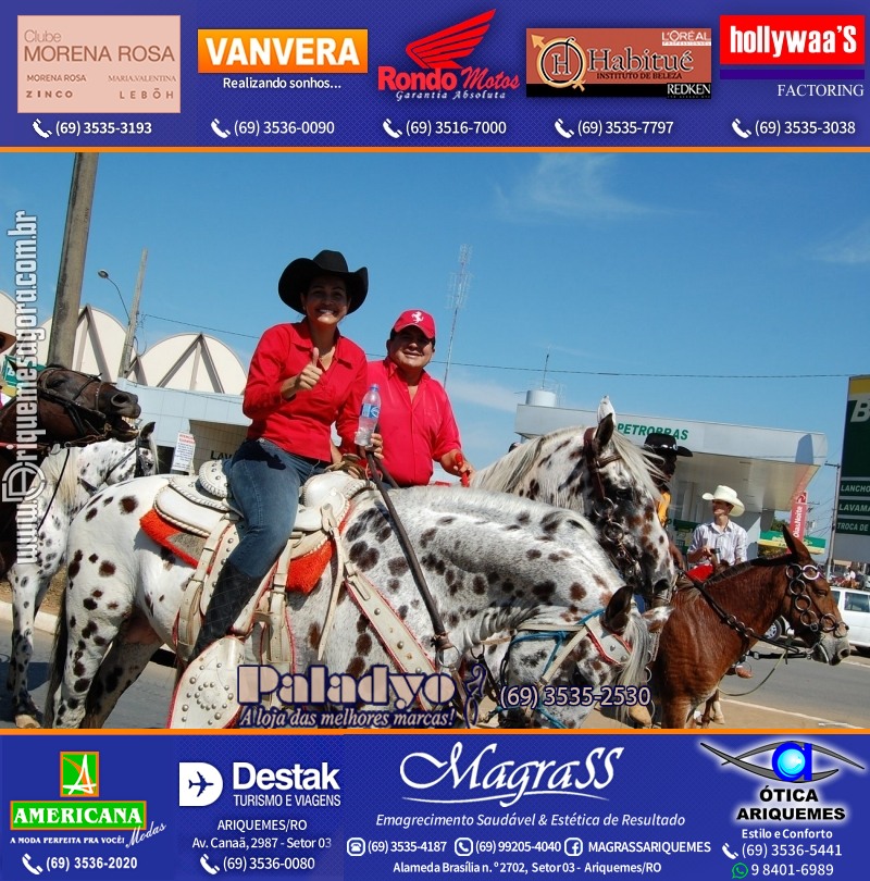VAMOS REPRISAR EXPOARI 2010 - Cavalgada, Abertura, FEMUAR - DIA
