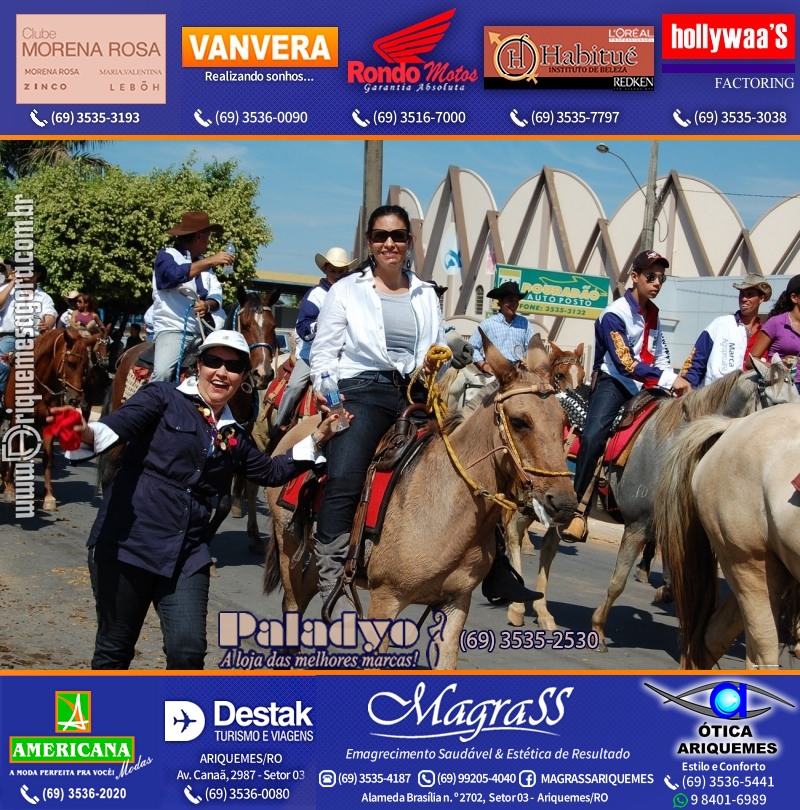 VAMOS REPRISAR EXPOARI 2010 - Cavalgada, Abertura, FEMUAR - DIA
