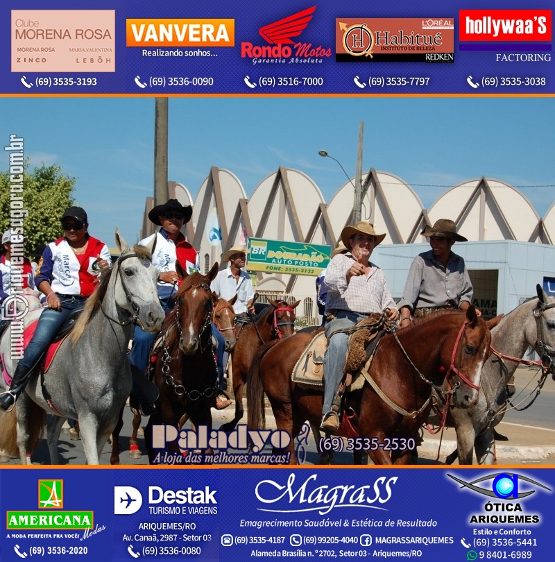 VAMOS REPRISAR EXPOARI 2010 - Cavalgada, Abertura, FEMUAR - DIA