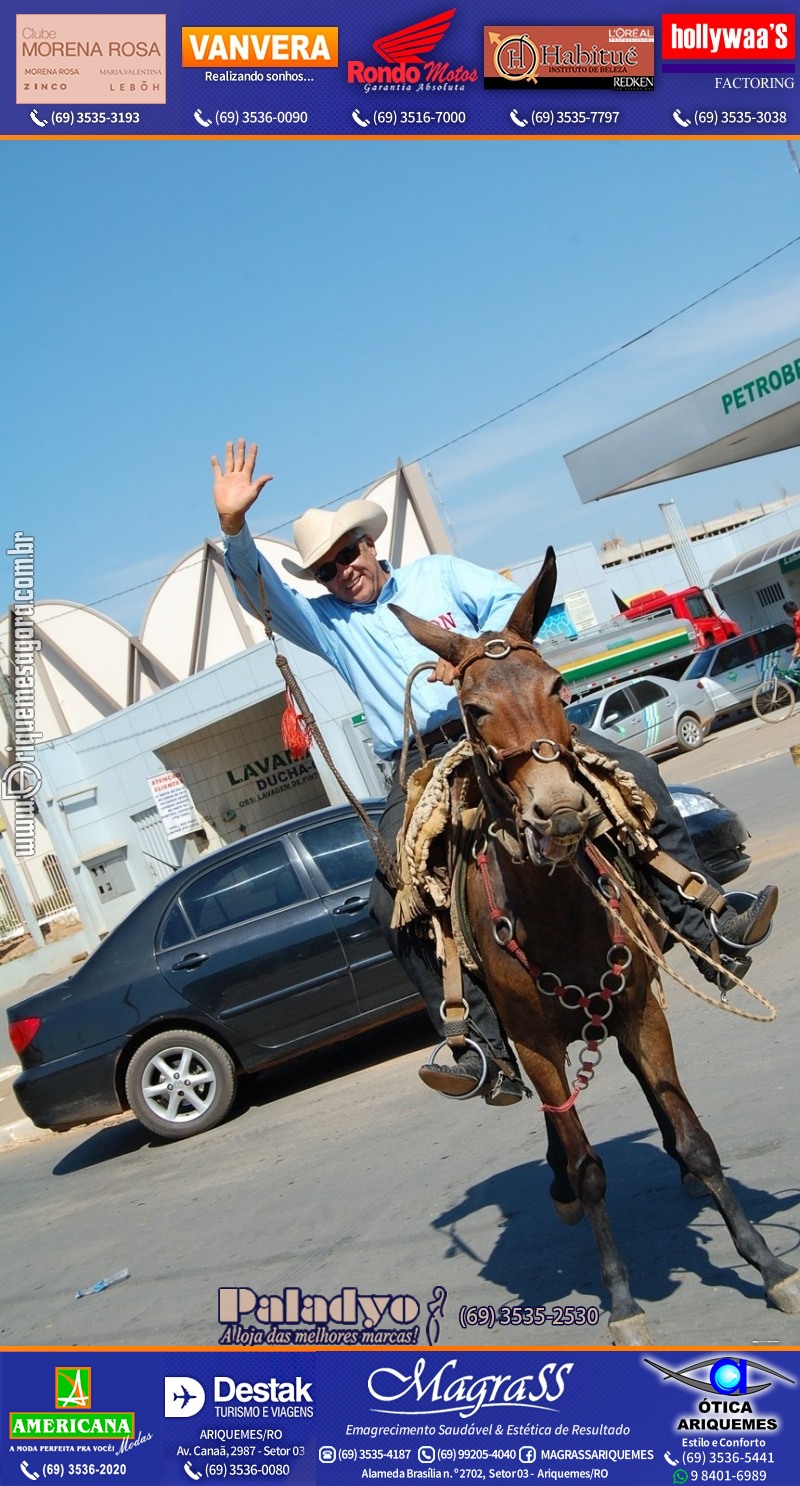 VAMOS REPRISAR EXPOARI 2010 - Cavalgada, Abertura, FEMUAR - DIA