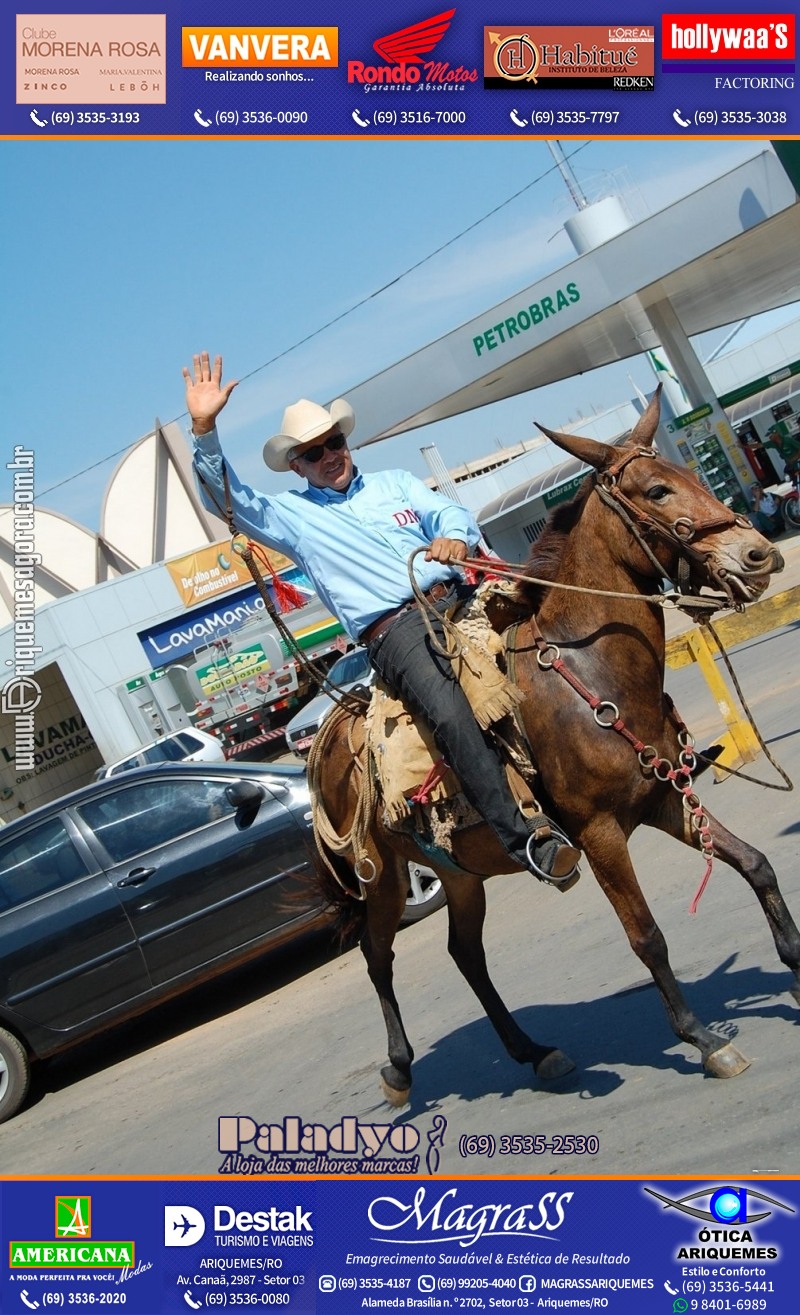 VAMOS REPRISAR EXPOARI 2010 - Cavalgada, Abertura, FEMUAR - DIA