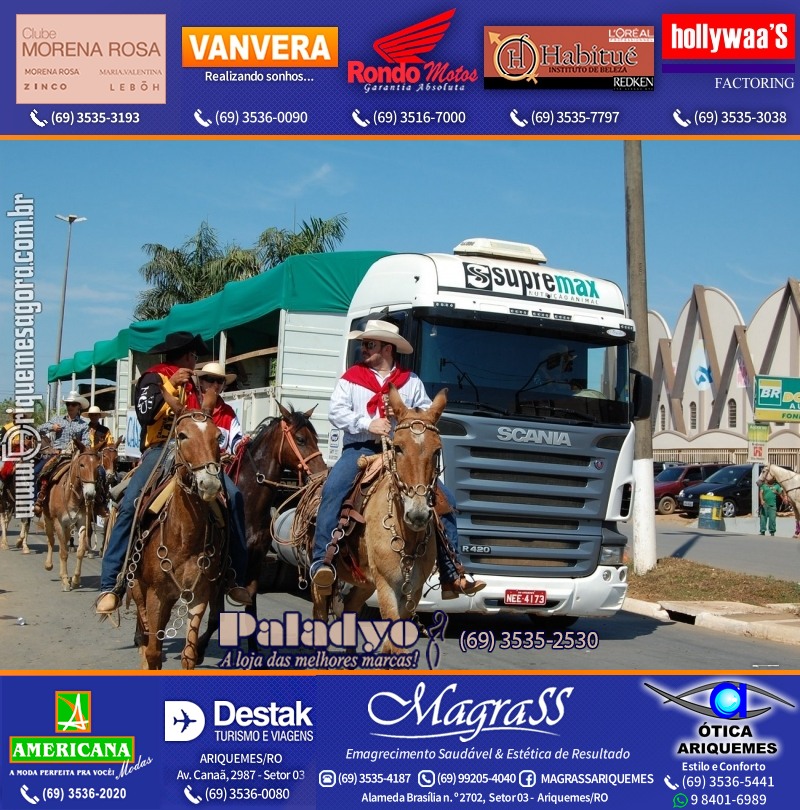 VAMOS REPRISAR EXPOARI 2010 - Cavalgada, Abertura, FEMUAR - DIA