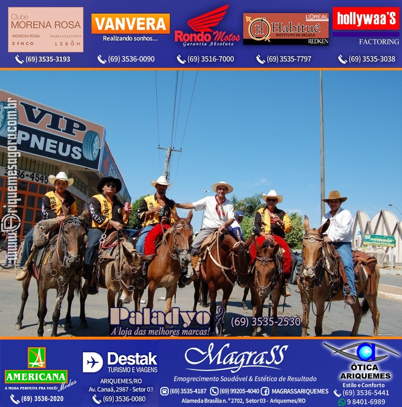 VAMOS REPRISAR EXPOARI 2010 - Cavalgada, Abertura, FEMUAR - DIA