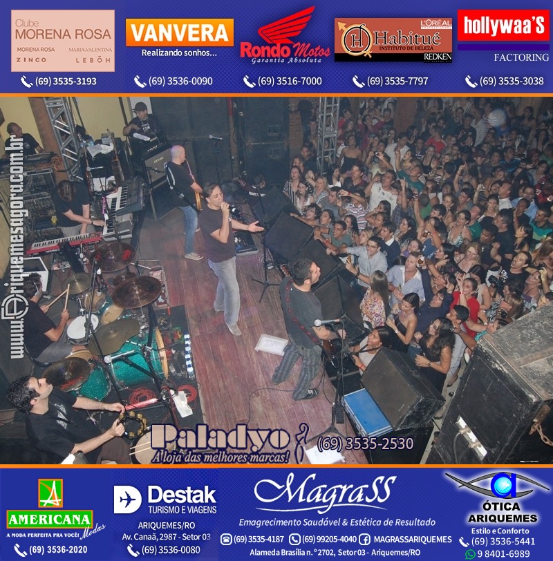 VAMOS LEMBRAR do Show com Biquini Cavadão na V8 Ariquemes 2010