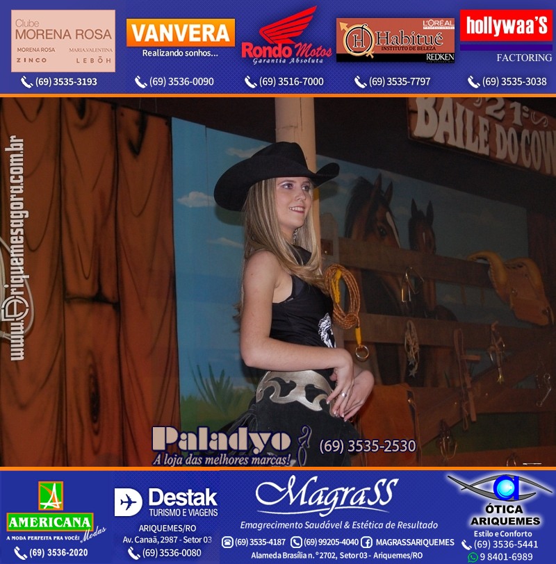VAMOS LEMBRAR XXI Baile do Cowboy em Ariquemes 2010
