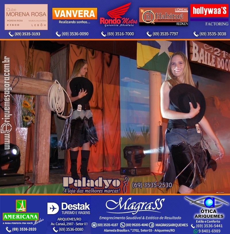 VAMOS LEMBRAR XXI Baile do Cowboy em Ariquemes 2010