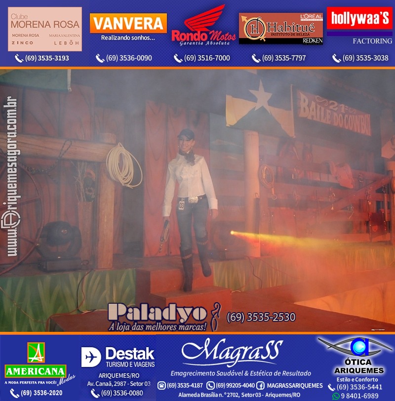 VAMOS LEMBRAR XXI Baile do Cowboy em Ariquemes 2010
