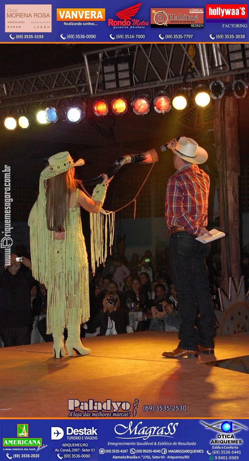 VAMOS LEMBRAR XXI Baile do Cowboy em Ariquemes 2010