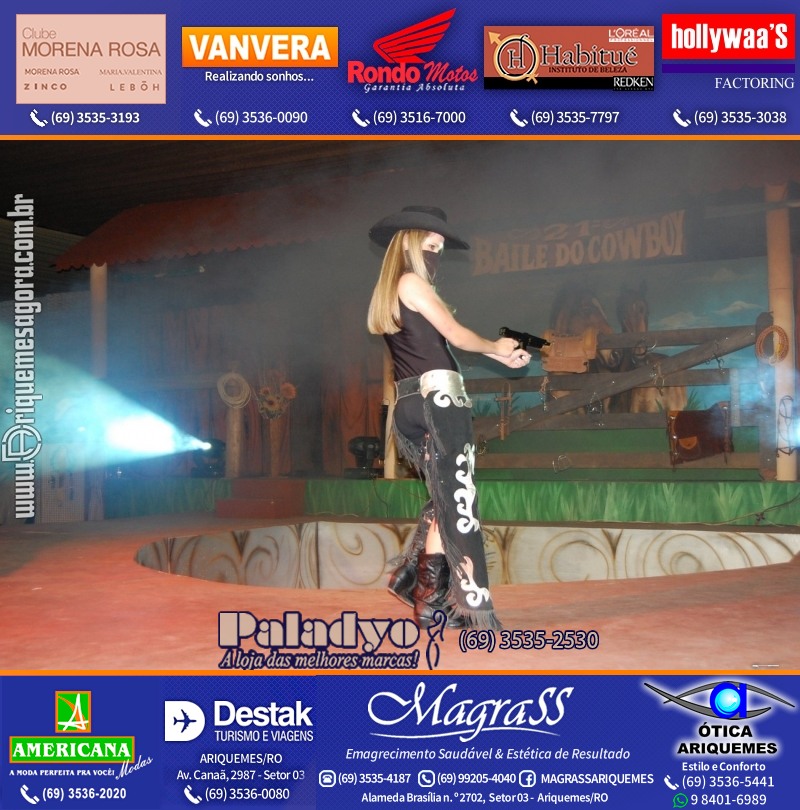 VAMOS LEMBRAR XXI Baile do Cowboy em Ariquemes 2010
