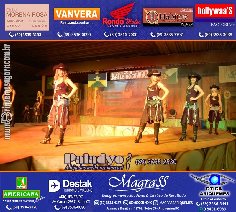VAMOS LEMBRAR XXI Baile do Cowboy em Ariquemes 2010