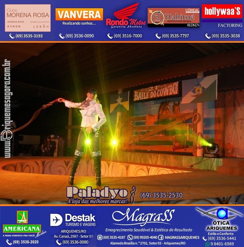 VAMOS LEMBRAR XXI Baile do Cowboy em Ariquemes 2010