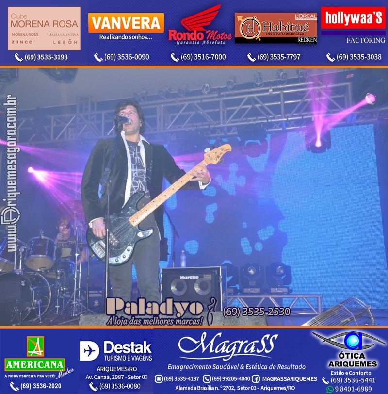 VAMOS LEMBRAR Noite Italiana 2013 com Banda RPM Show com Paulo Ricardo