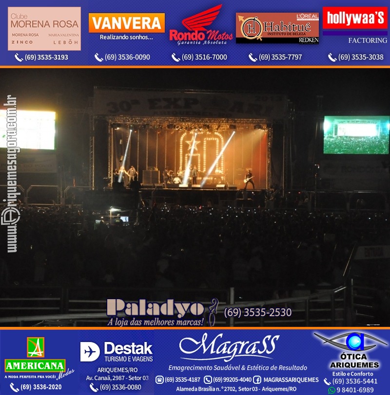VAMOS LEMBRAR EXPOARI 2013 – Camarote & Galera & V8 na APA & Show com Jota Quest