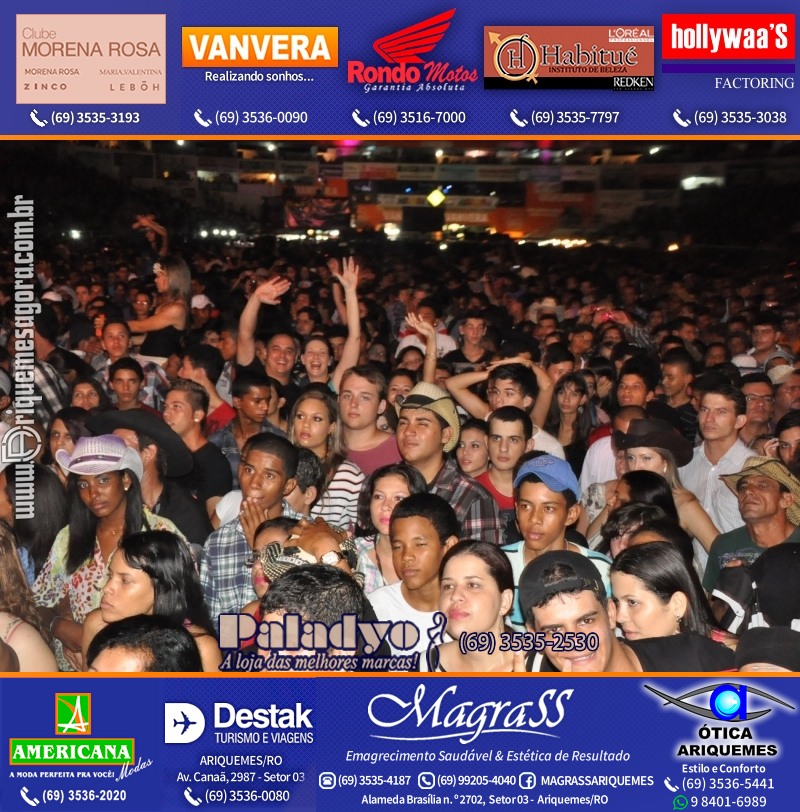 VAMOS LEMBRAR EXPOARI 2013 – Camarote & Galera & V8 na APA & Show com Jota Quest