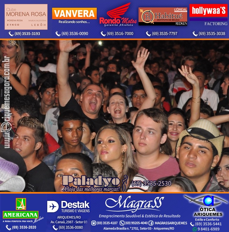 VAMOS LEMBRAR EXPOARI 2013 – Camarote & Galera & V8 na APA & Show com Jota Quest
