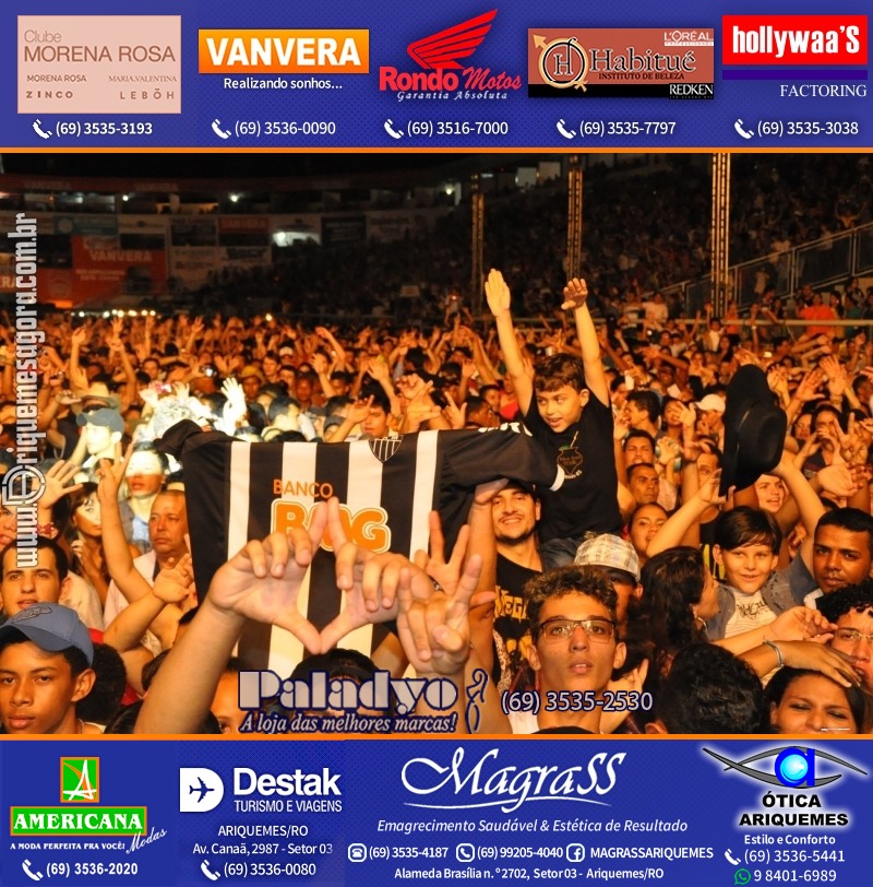 VAMOS LEMBRAR EXPOARI 2013 – Camarote & Galera & V8 na APA & Show com Jota Quest