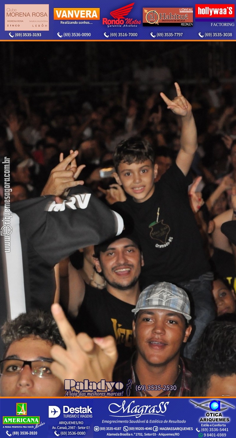 VAMOS LEMBRAR EXPOARI 2013 – Camarote & Galera & V8 na APA & Show com Jota Quest