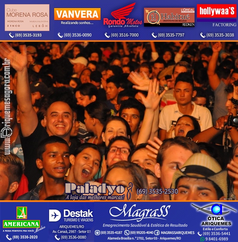 VAMOS LEMBRAR EXPOARI 2013 – Camarote & Galera & V8 na APA & Show com Jota Quest