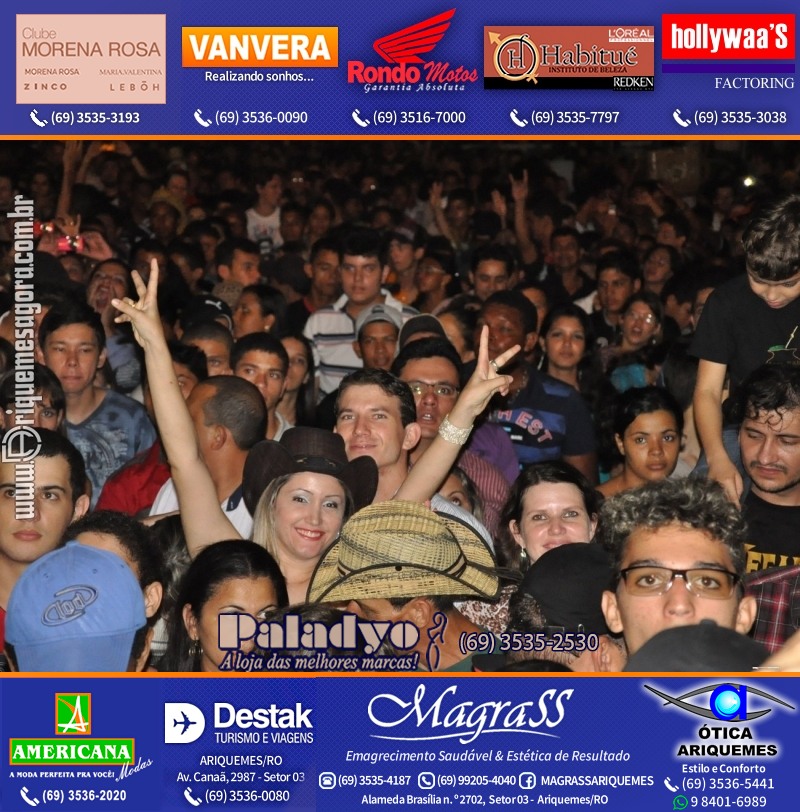 VAMOS LEMBRAR EXPOARI 2013 – Camarote & Galera & V8 na APA & Show com Jota Quest
