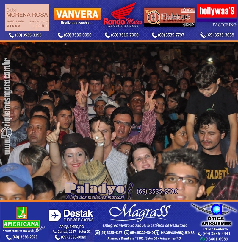 VAMOS LEMBRAR EXPOARI 2013 – Camarote & Galera & V8 na APA & Show com Jota Quest