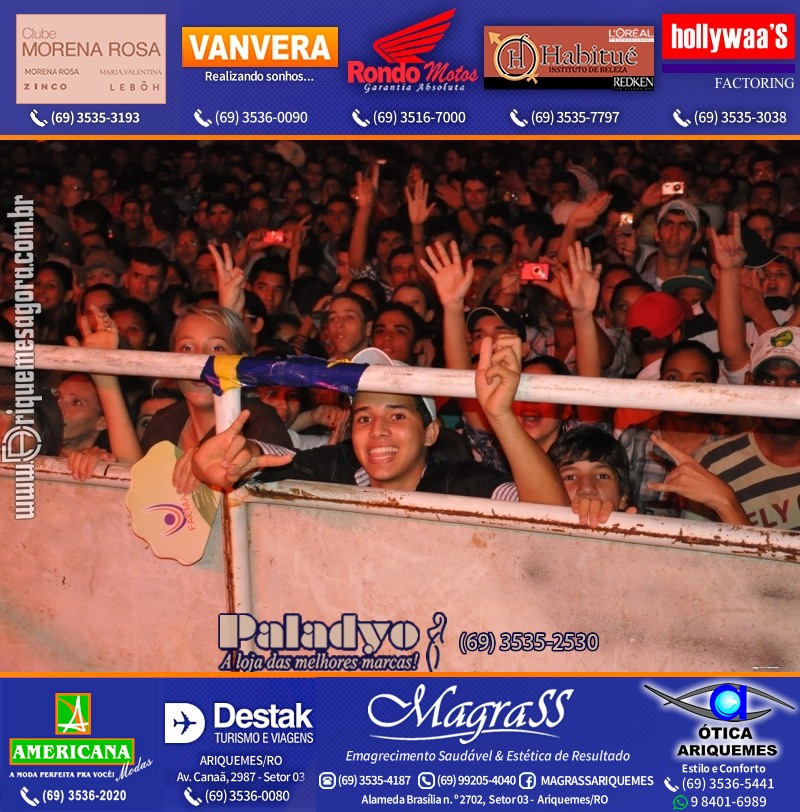 VAMOS LEMBRAR EXPOARI 2013 – Camarote & Galera & V8 na APA & Show com Jota Quest
