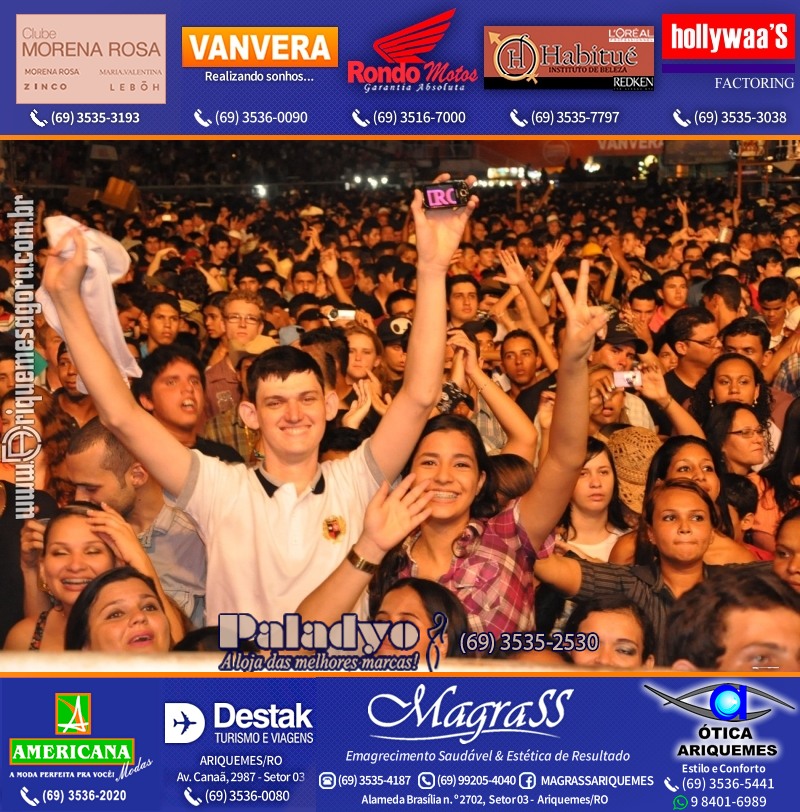 VAMOS LEMBRAR EXPOARI 2013 – Camarote & Galera & V8 na APA & Show com Jota Quest