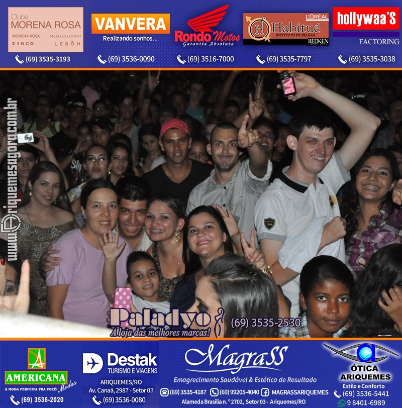 VAMOS LEMBRAR EXPOARI 2013 – Camarote & Galera & V8 na APA & Show com Jota Quest