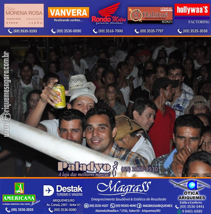 VAMOS LEMBRAR EXPOARI 2013 – Camarote & Galera & V8 na APA & Show com Jota Quest