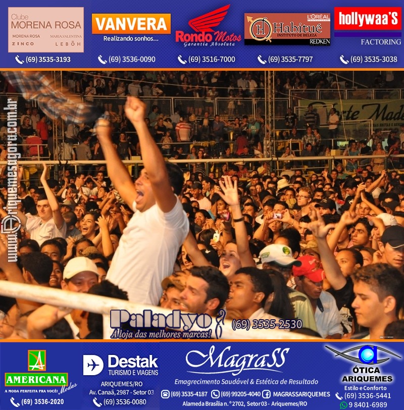 VAMOS LEMBRAR EXPOARI 2013 – Camarote & Galera & V8 na APA & Show com Jota Quest