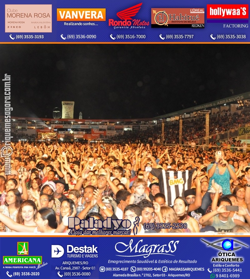 VAMOS LEMBRAR EXPOARI 2013 – Camarote & Galera & V8 na APA & Show com Jota Quest